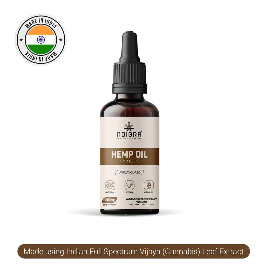 Noigra Hemp Oil For Pets (1000mg)Pet Hemp OilHemp Oil for Pets - Noigra Full-Spectrum | 1000mg CBD