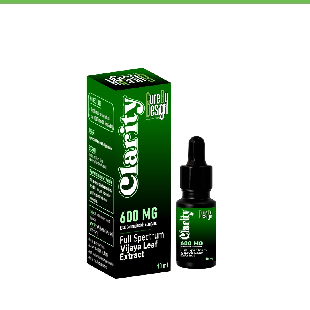 Cure By Design Clarity | CBG 2:1 Cognitive Wellness Cannabis Oil