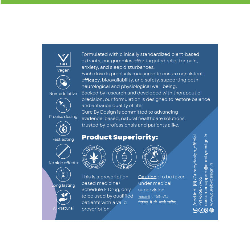 Cure by Design: Balance CBD Gummies – Wellness & Daily Harmony 1400mg