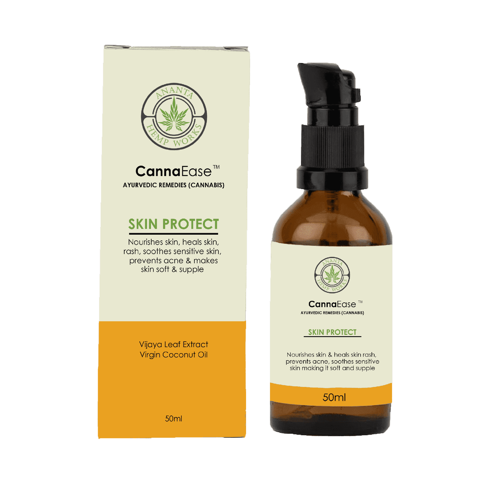CannaEase Skin Protect Cannabis Lotion.