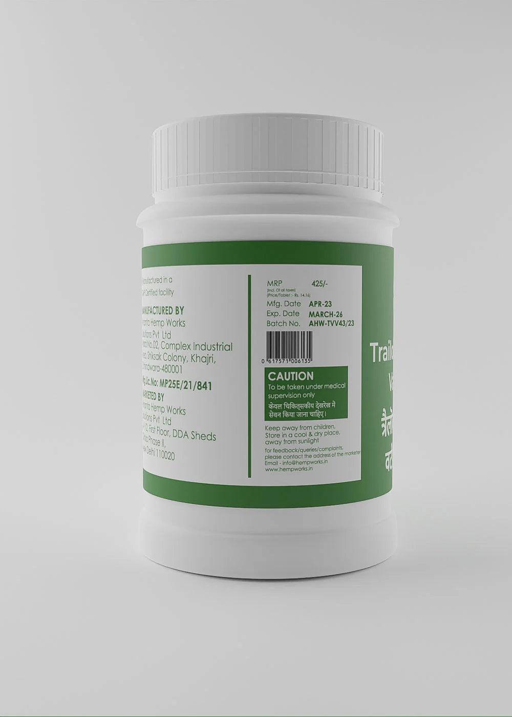 CannaEase Trailokya Vijaya VatiTrailokya Vijaya Vati | Manages Pain, Insomnia, Stress and Anxiety