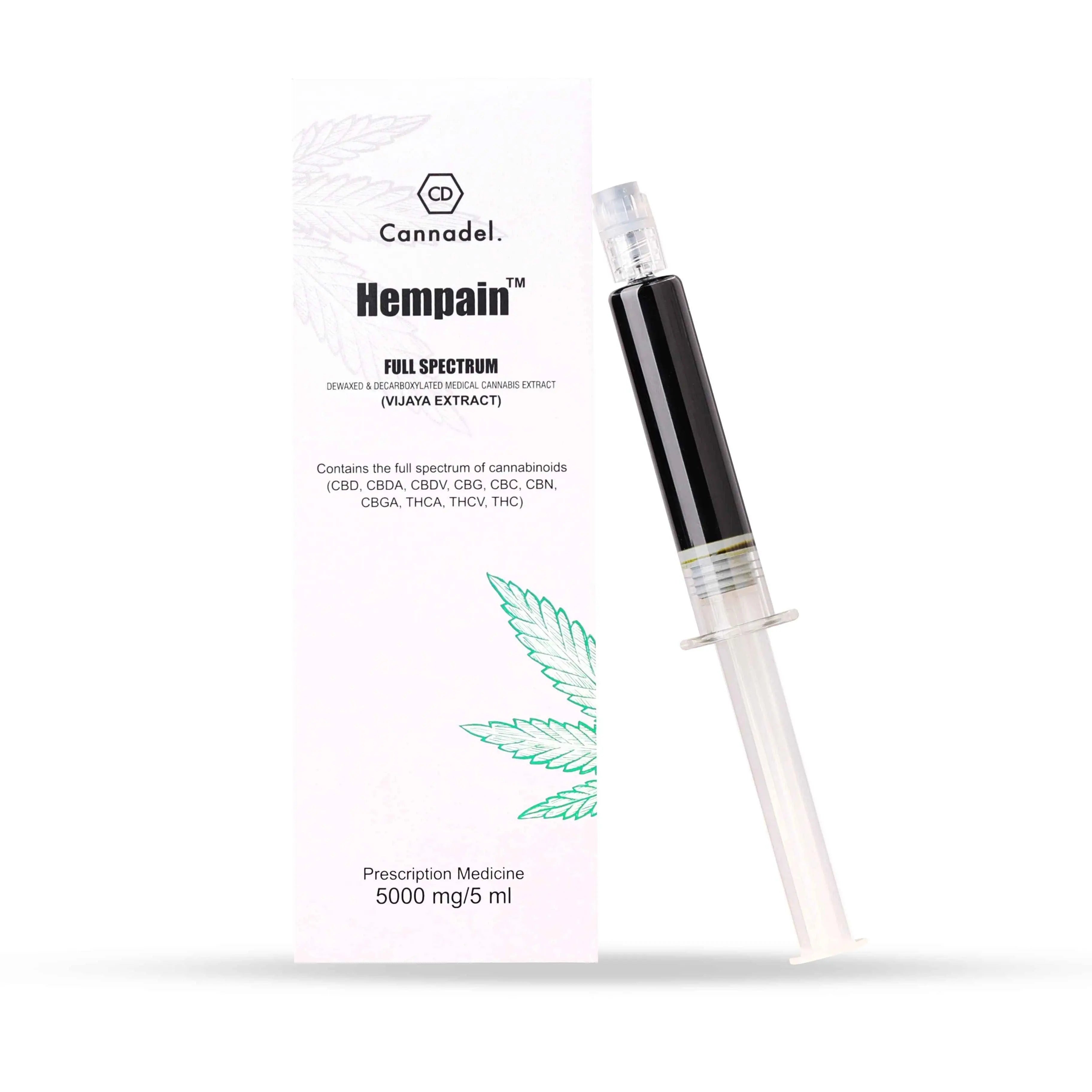 Cannadel Hempain Cannabis Extract 5000mg / 5ml.