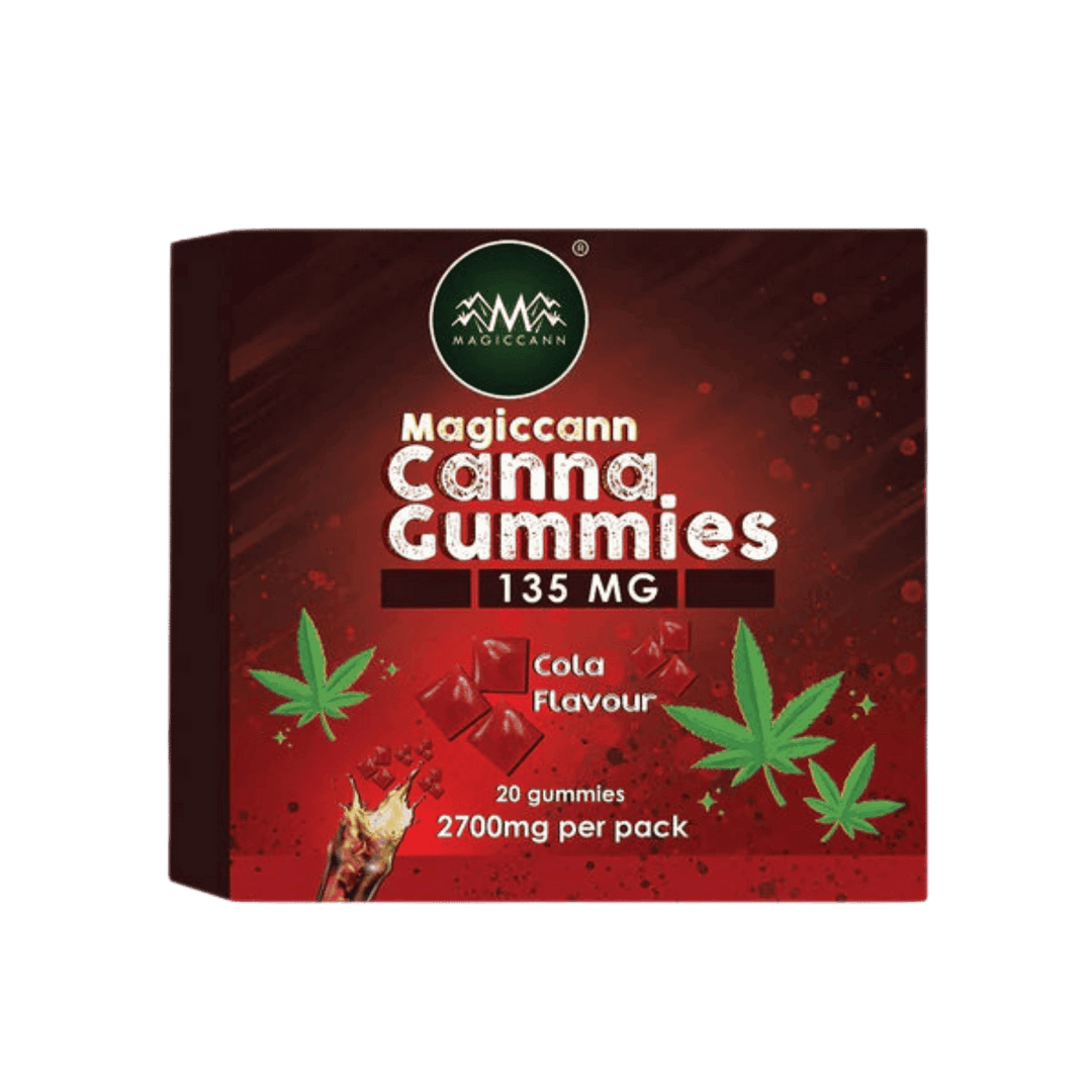 Magiccann Canna Gummies - Cannabis infused gummies 135MG Extra Strong -Cola FlavorCannabis gummiesMagiccann Cola Canna Gummies 135MG Extra Strong
