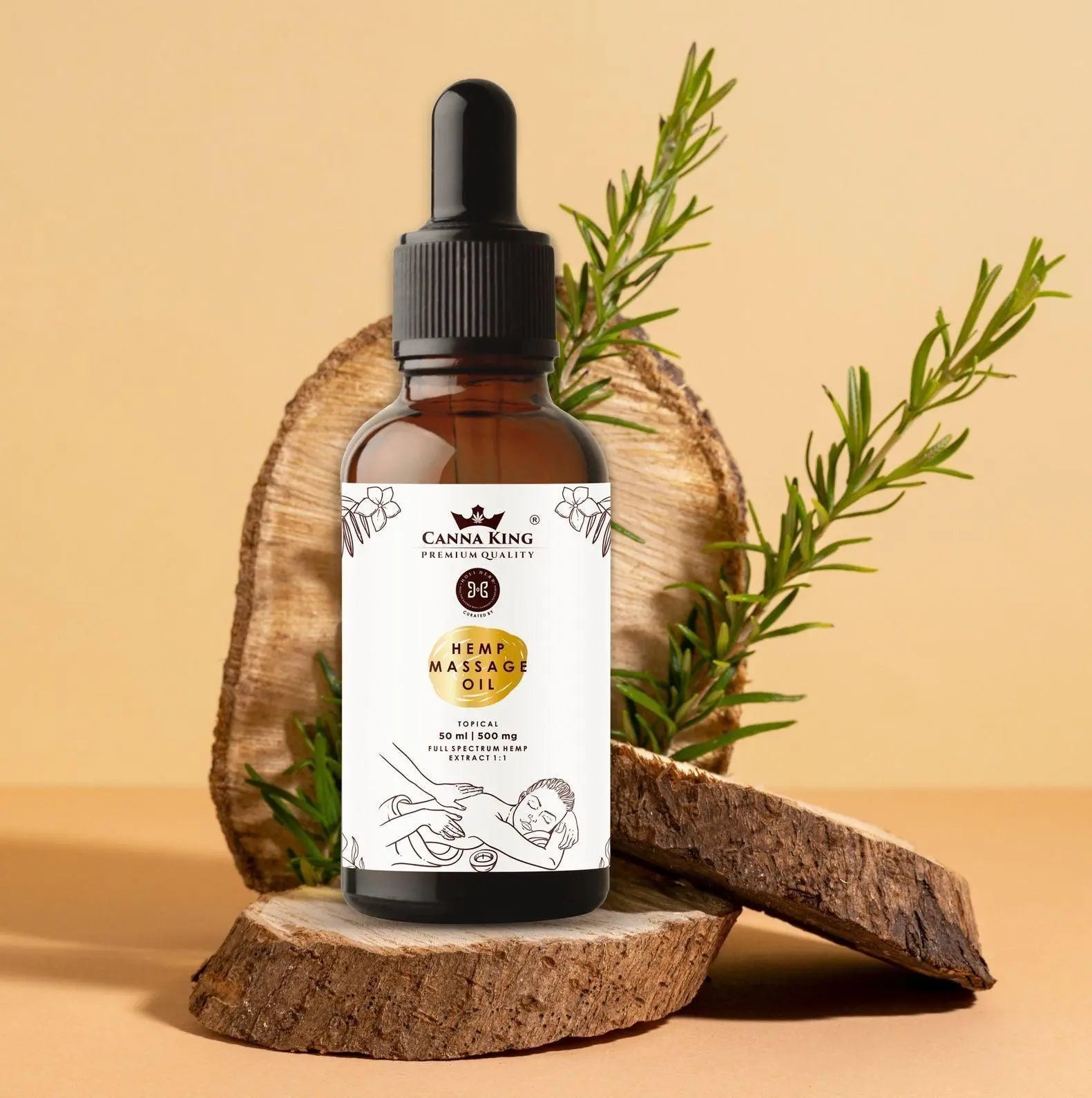 Cannaking Hemp Massage Oil.