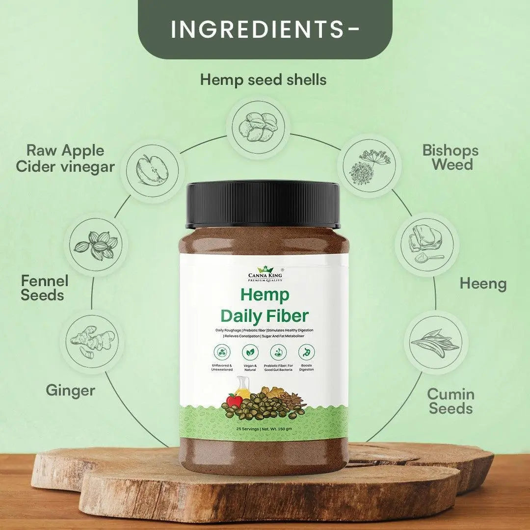 Cannaking Hemp Seed Daily Fiber - 150g.