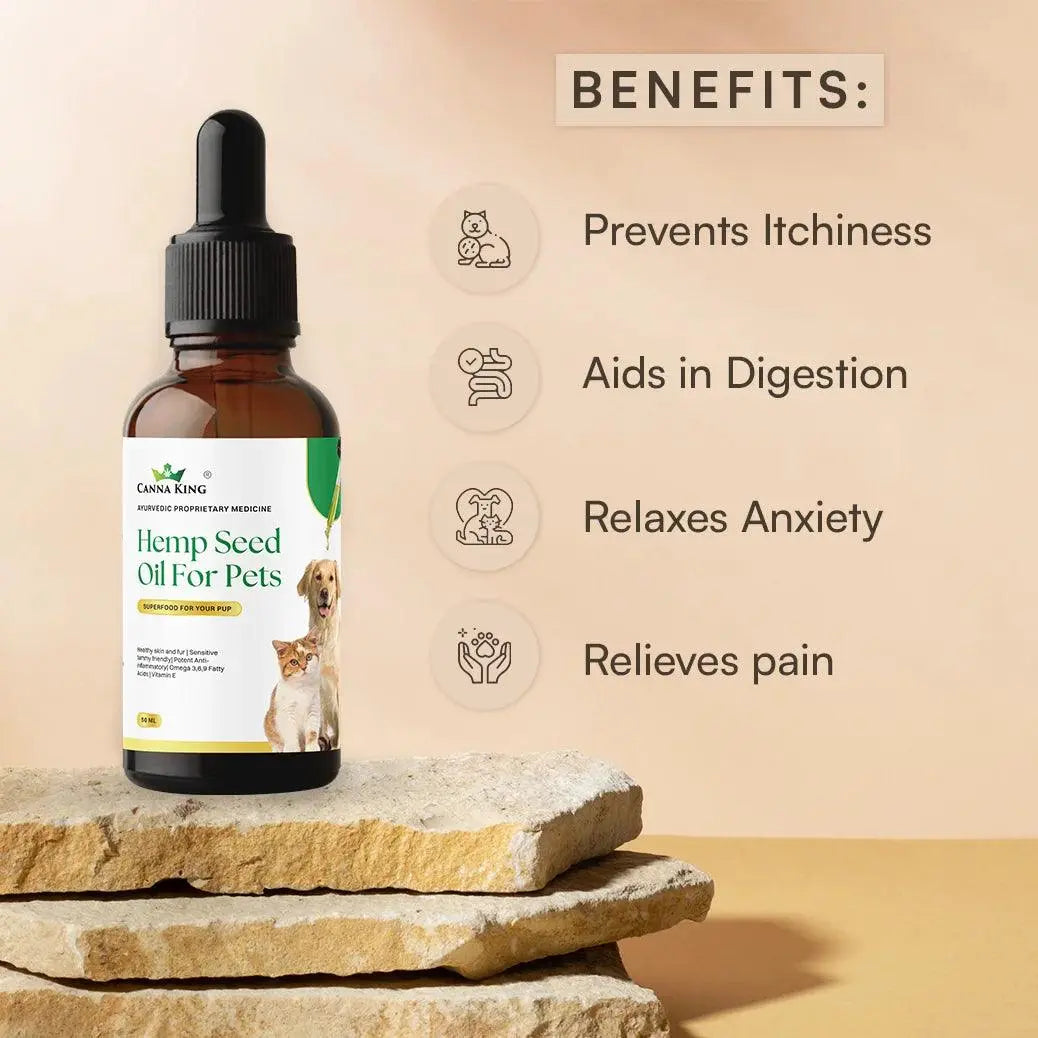 Cannaking- Hemp Seed Oil For Pets- 50 ml.