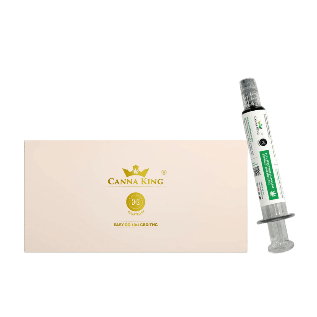 Cannaking- Easy Go: Full Spectrum Vijaya Extract, 5000 mg, 10:1 CBD:THCVijaya ExtractEasy Go: Vijaya Extract, 5000 mg - CBD THC Blend | Pain Relief