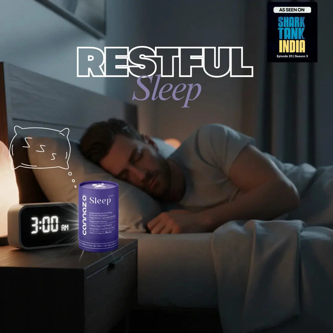 Cannazo Brain Easer - Medical Cannabis Sleep Drops for Insomnia, Restlessness and Sleep Disorders
