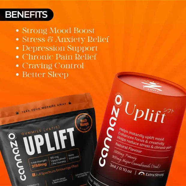 Cannazo Mood Elevating Kit | Full Spectrum Medical Cannabis Combo for Relaxation & Mood Support