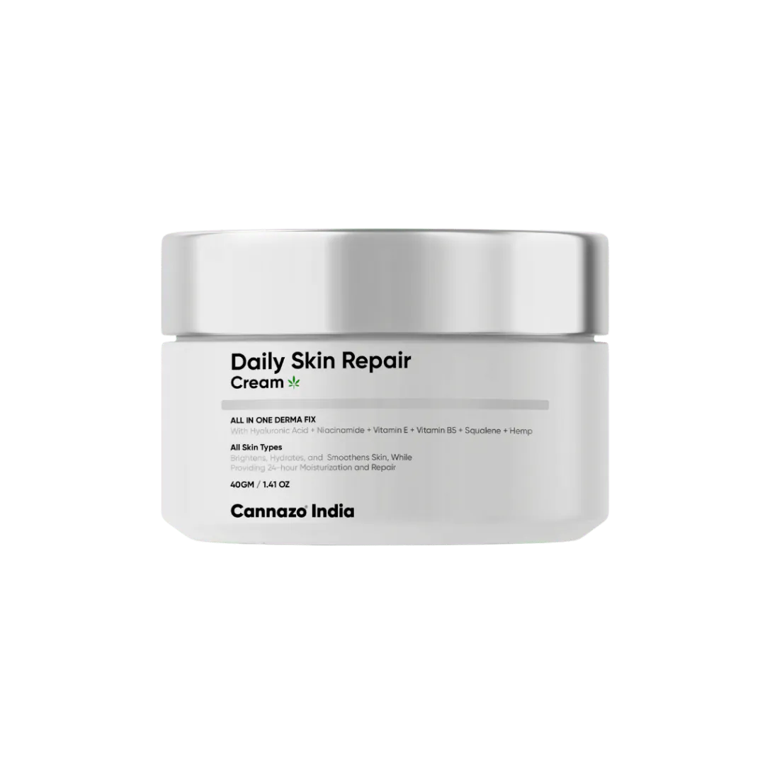 Cannazo Daily Skin Repair Cream | Hydration, Repair & Glow Formula.