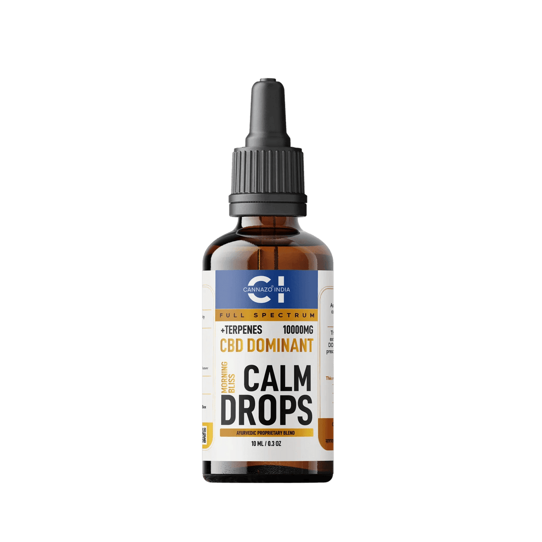 Cbd Oil - Cannazo - Calm Drops – CBD Dominant Oil– Morning Bliss