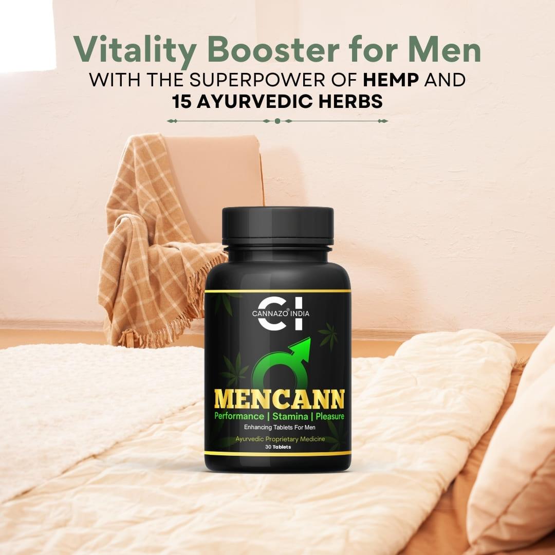 Cannazo- Mencann Tablets (Sexual Booster For Men)TabletsMencann Tablets - Ayurvedic Sexual Wellness | Boost Vitality