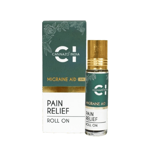 Cannazo Migraine Aid with full spectrum extract (CBD + THC) 720mg : 9mlTopical CBDMigraine Aid | CBD For Headache and Heavy Head | CBD Store India