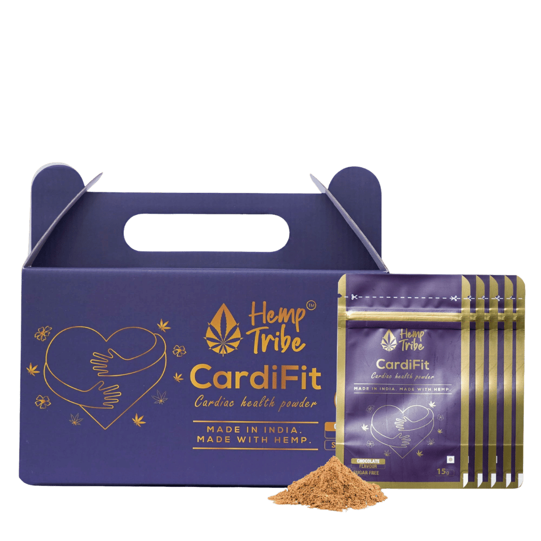 Hemp Tribe- CardiFit | Cardiac Health Powder | for Heart and Diabetes Management.