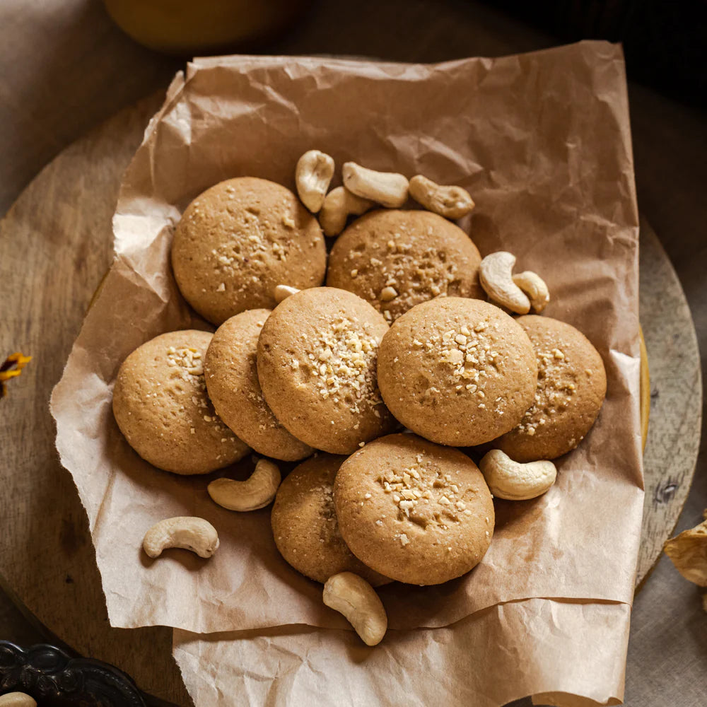 Butterfly Ayurveda- Cashew Nut Butter Cookies Vegan