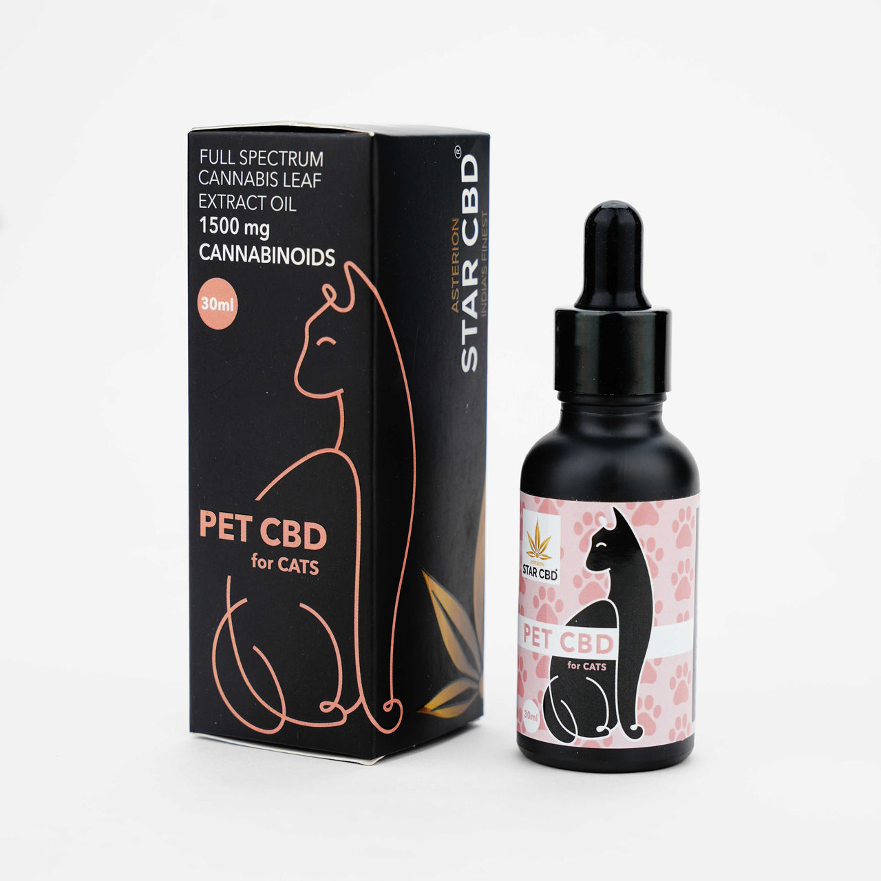 Star CBD- Pet Oil for Cats- 500mg/10ml