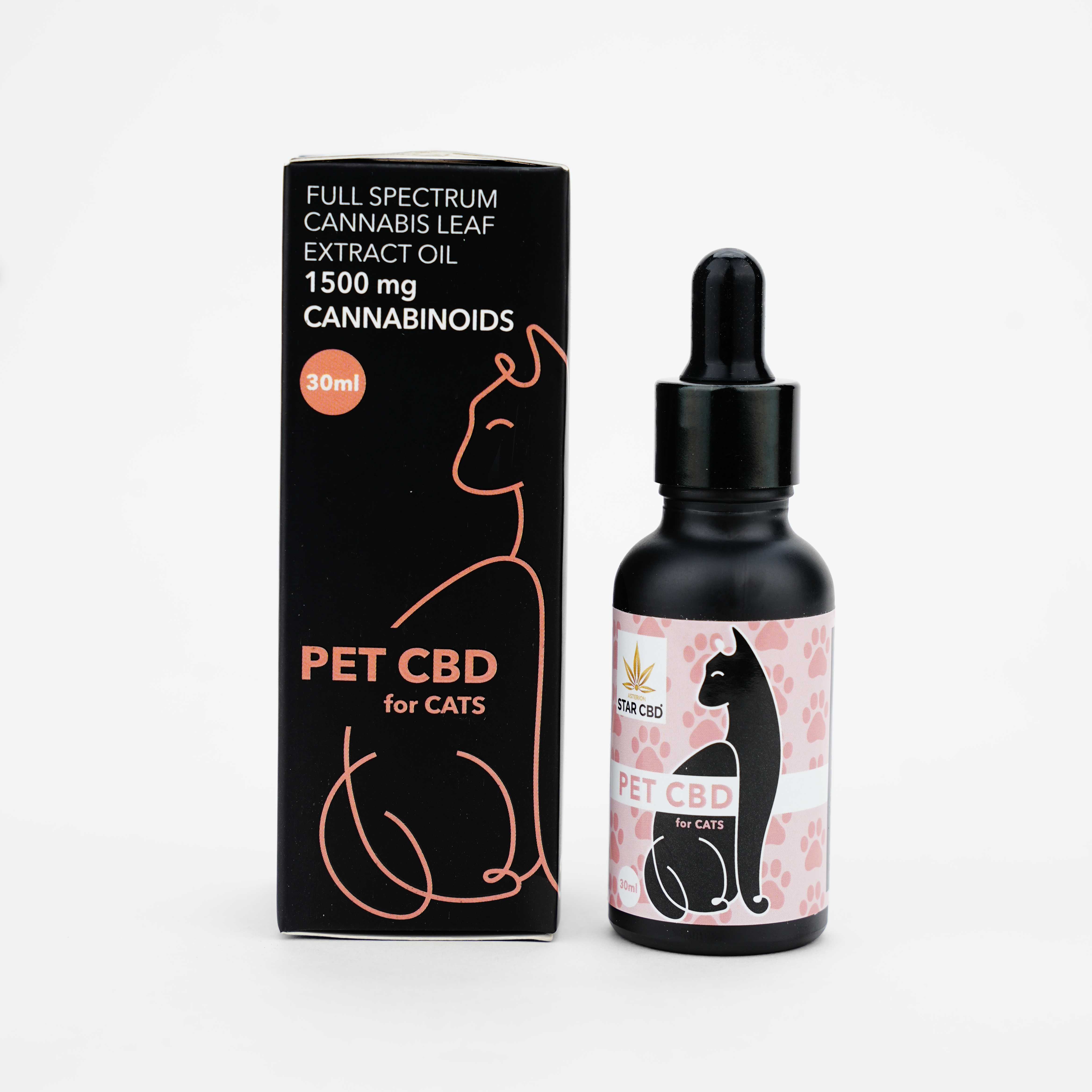 StarCBD- Pet Oil for Cats- 500mg/10ml