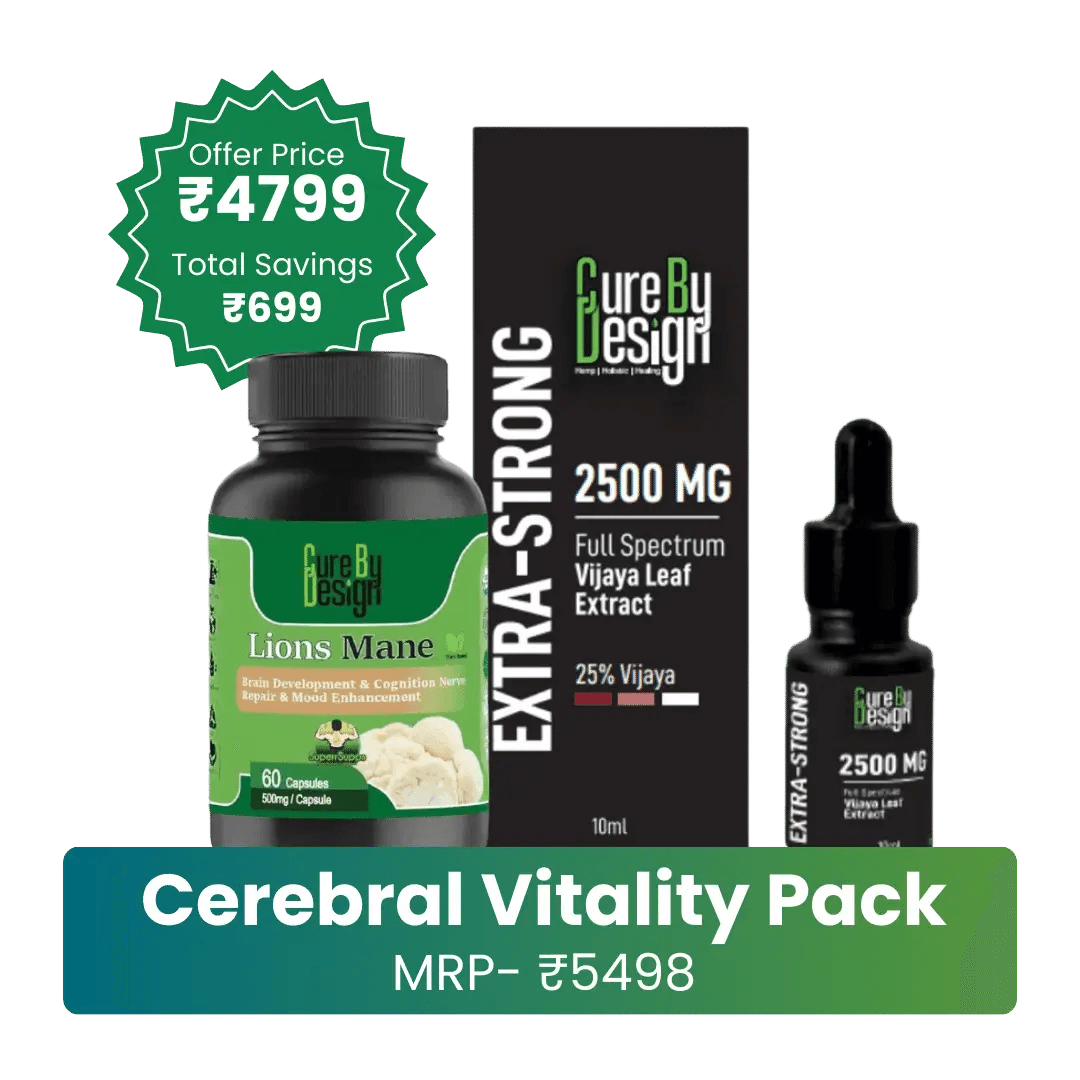 Cure By Design- Cerebral Vitality Pack.