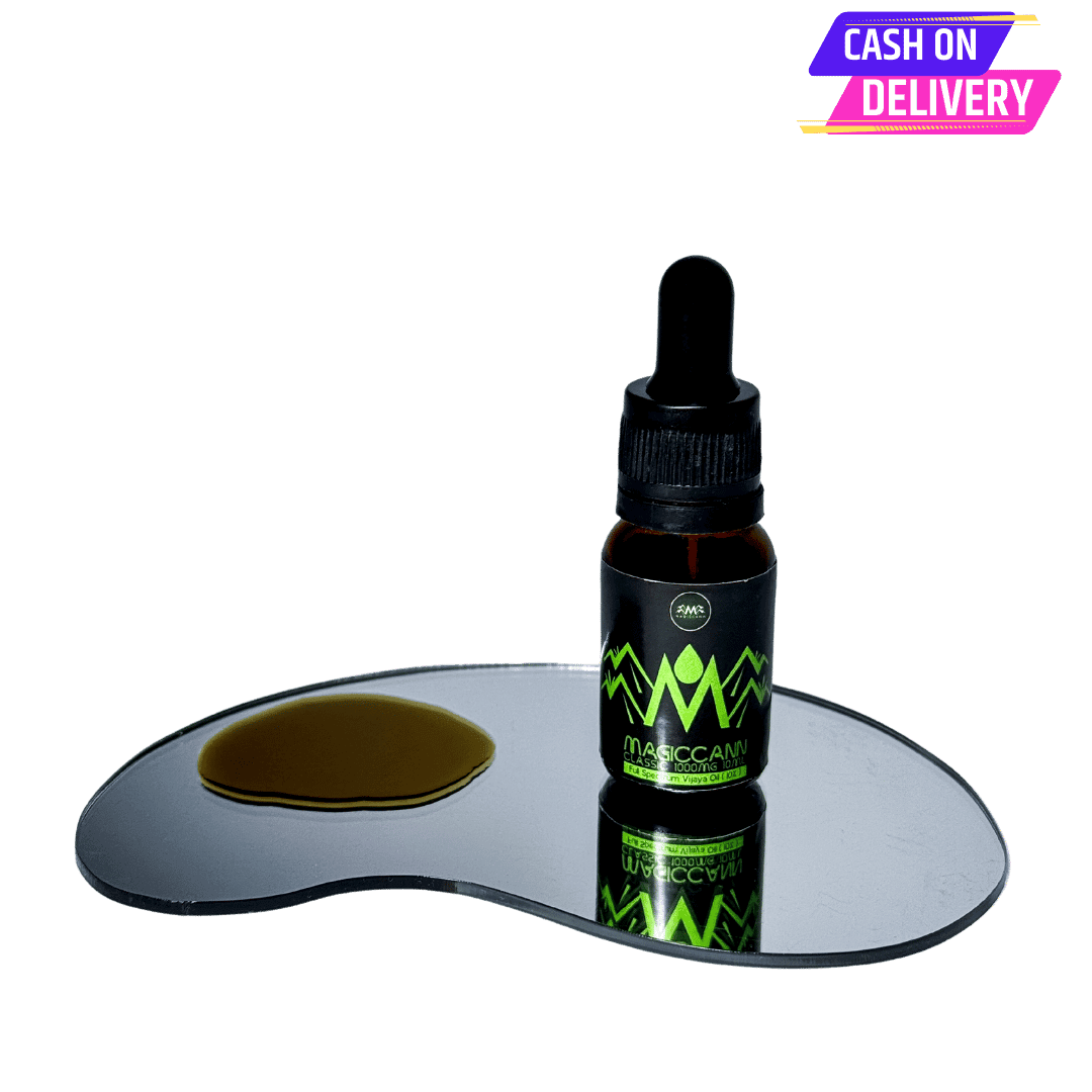Cbd Oil - Magiccann Full Spectrum Vijaya Leaf Extract Oil -1000MG In 10ml (Clove Flavor)