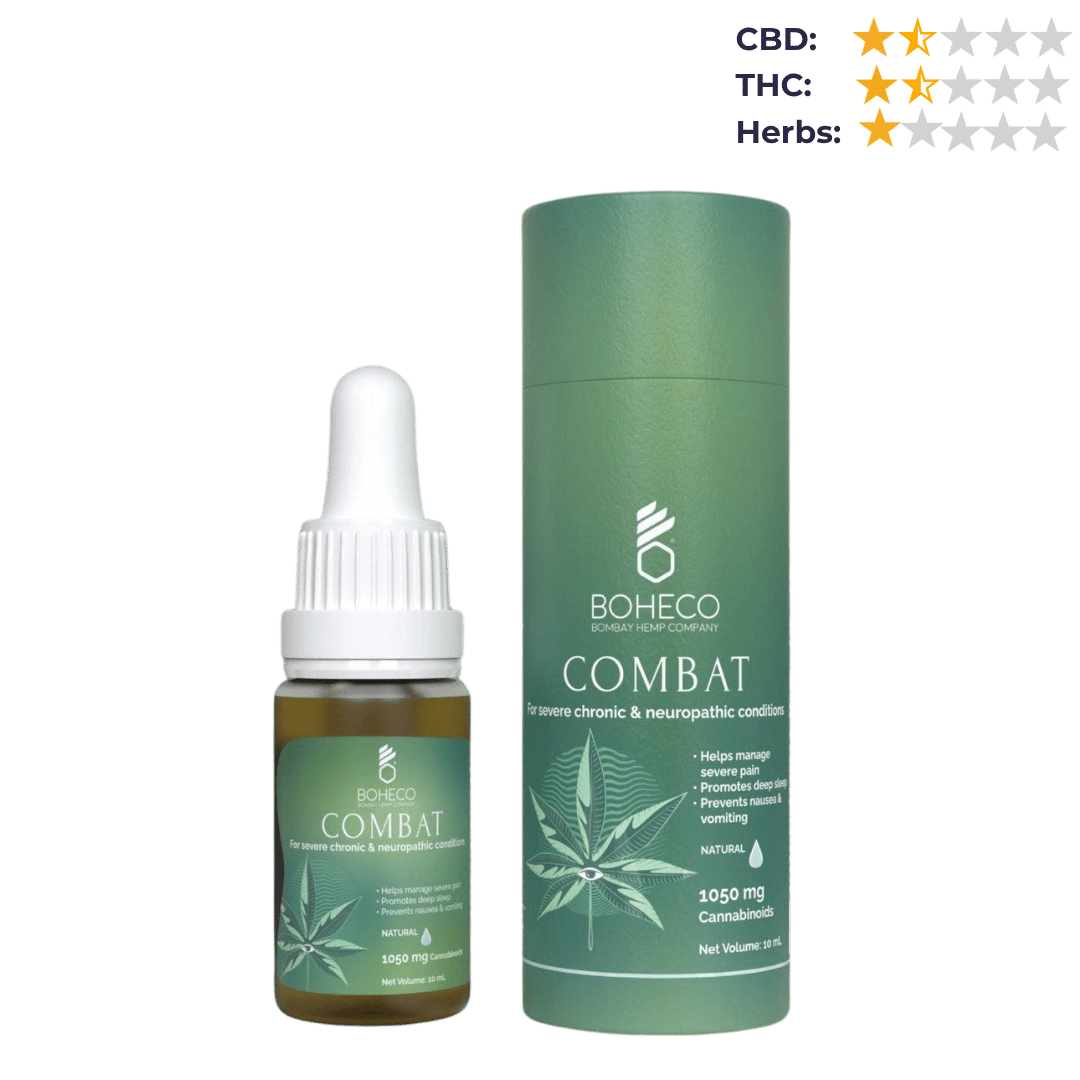Boheco Combat (THC 60mg/ml : CBD 30mg/ml) - For Severe Chronic and Neuropathic Pain.