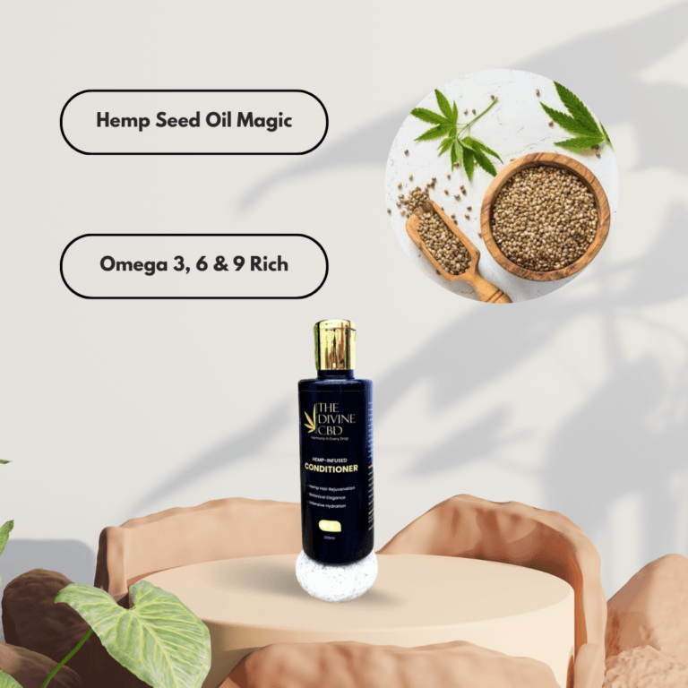 The Divine CBD- Hemp Infused Hair Conditioner | Elevate Your Haircare Ritual to Unprecedented LuxuryShampoo + ConditionerHemp Infused Conditioner - Luxe Haircare | Hydration & Smoothness
