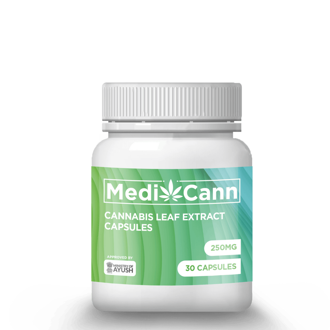 Medicann- Cannabis Leaf Extract Capsule - 250mgCapsulesMedicann 250mg Vijaya Extract Capsules - Relief & Wellness