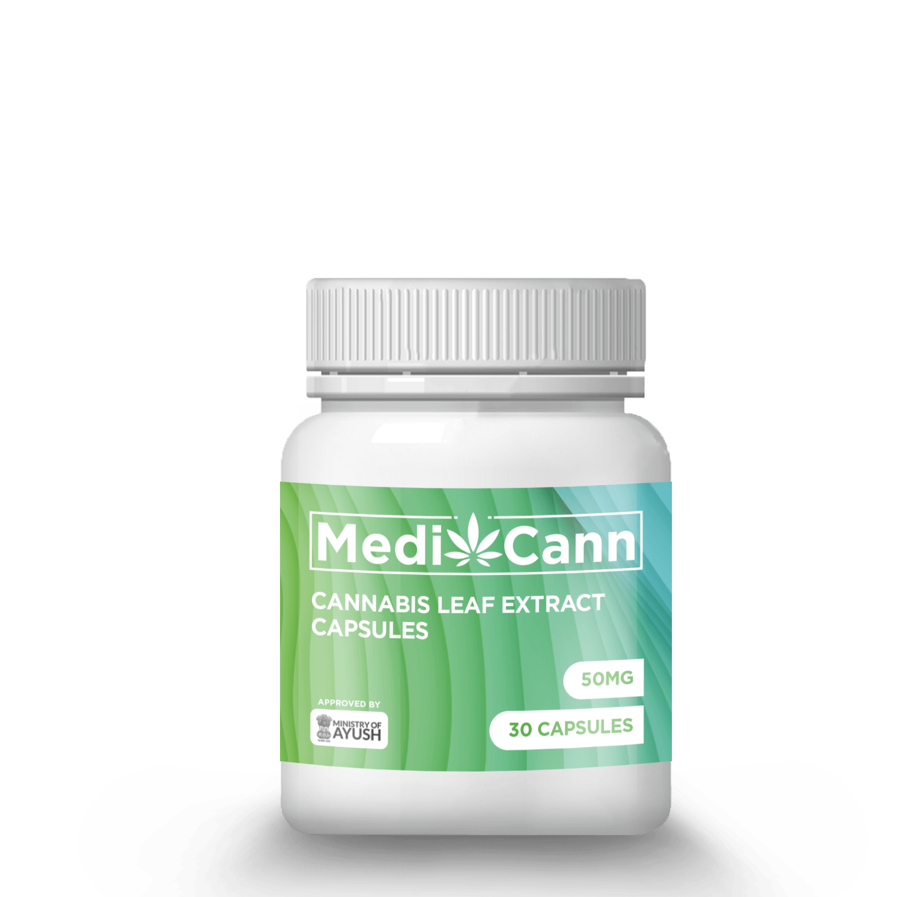 Medicann- Cannabis Leaf Extract Capsule - 50mgCapsulesMedicann Cannabis Capsules - Cannabis Leaf Extract