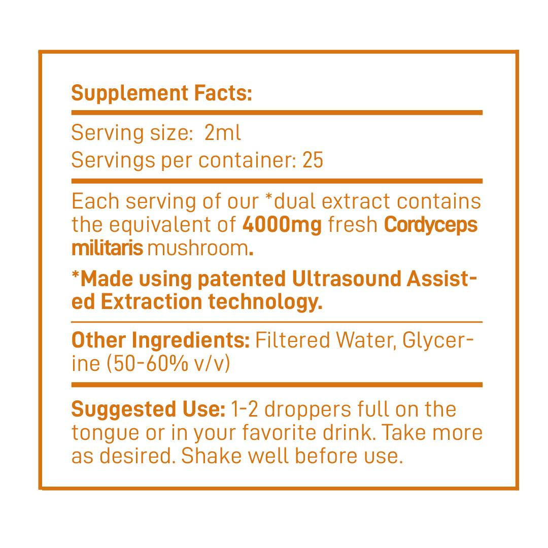 Nuvedo - Cordyceps Mushroom Liquid Extractmushroom extractNuvedo Cordyceps Extract - Boost Energy Naturally