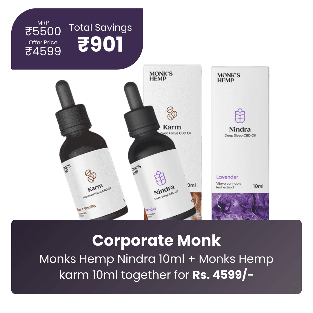 CBD Oil - Monks Hemp- Corporate Pack