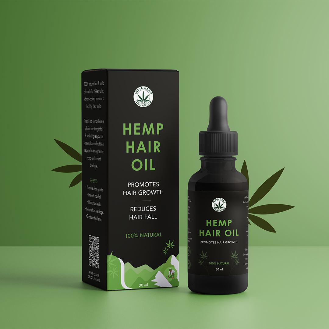 India Hemp Organics- Hemp Hair Oil | 30ml