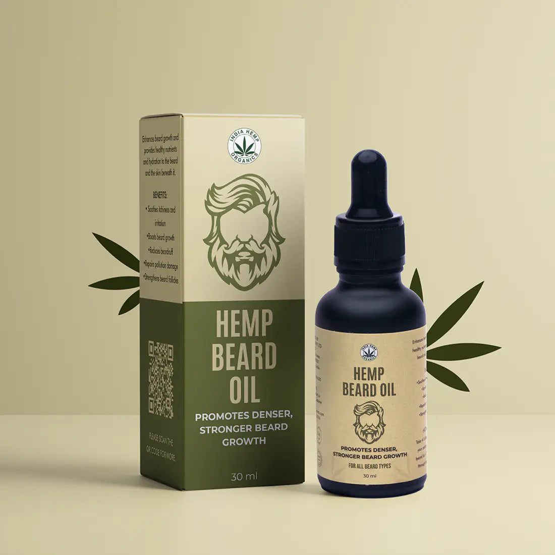 India Hemp Organics- Hemp Beard Oil | 30ml.