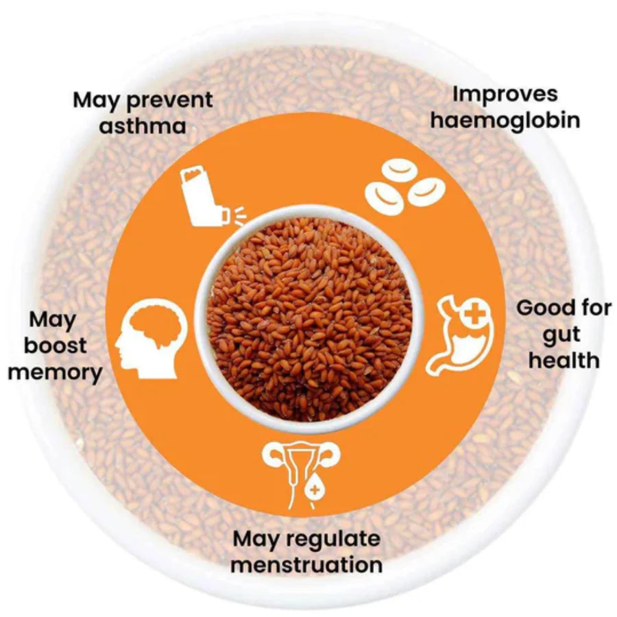 Moksa Organic Halim Seeds (Garden Cress) – Iron-Rich Seeds for Women’s Wellness