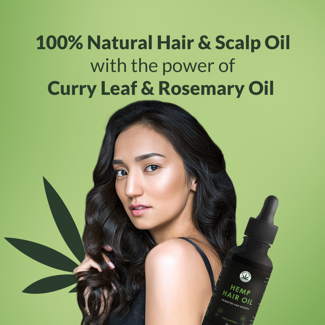 India Hemp Organics- Hemp Hair Oil | 30ml