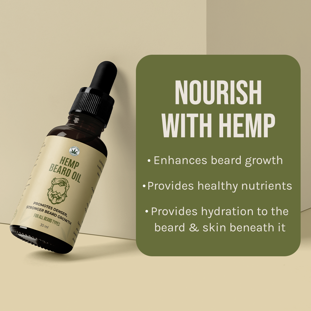 India Hemp Organics- Hemp Beard Oil | 30ml