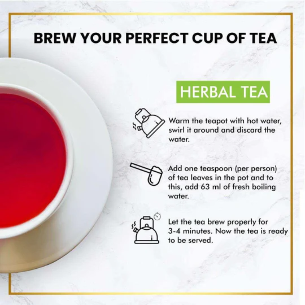 Moksa Hibiscus Flower Tea – Herbal Tea for Heart Health, Immunity & Detox (24 Tea Bags)