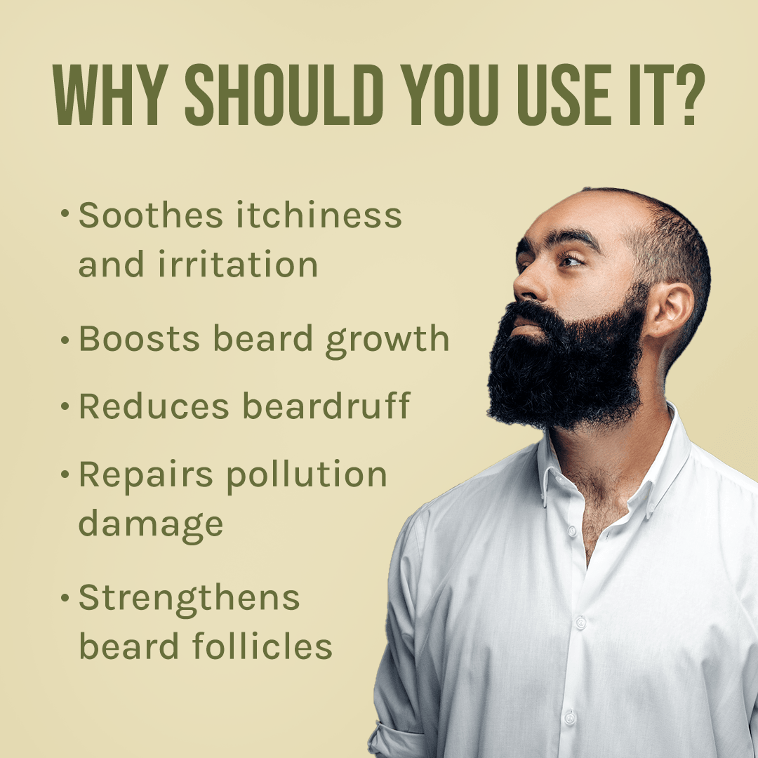 India Hemp Organics- Hemp Beard Oil | 30mlBeard OilHemp Beard Oil - Grow & Strengthen | 30ml