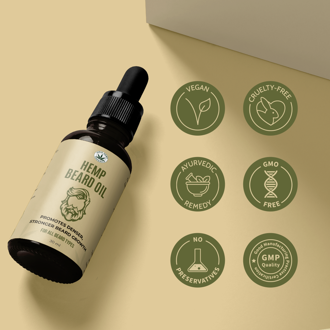 India Hemp Organics- Hemp Beard Oil | 30ml