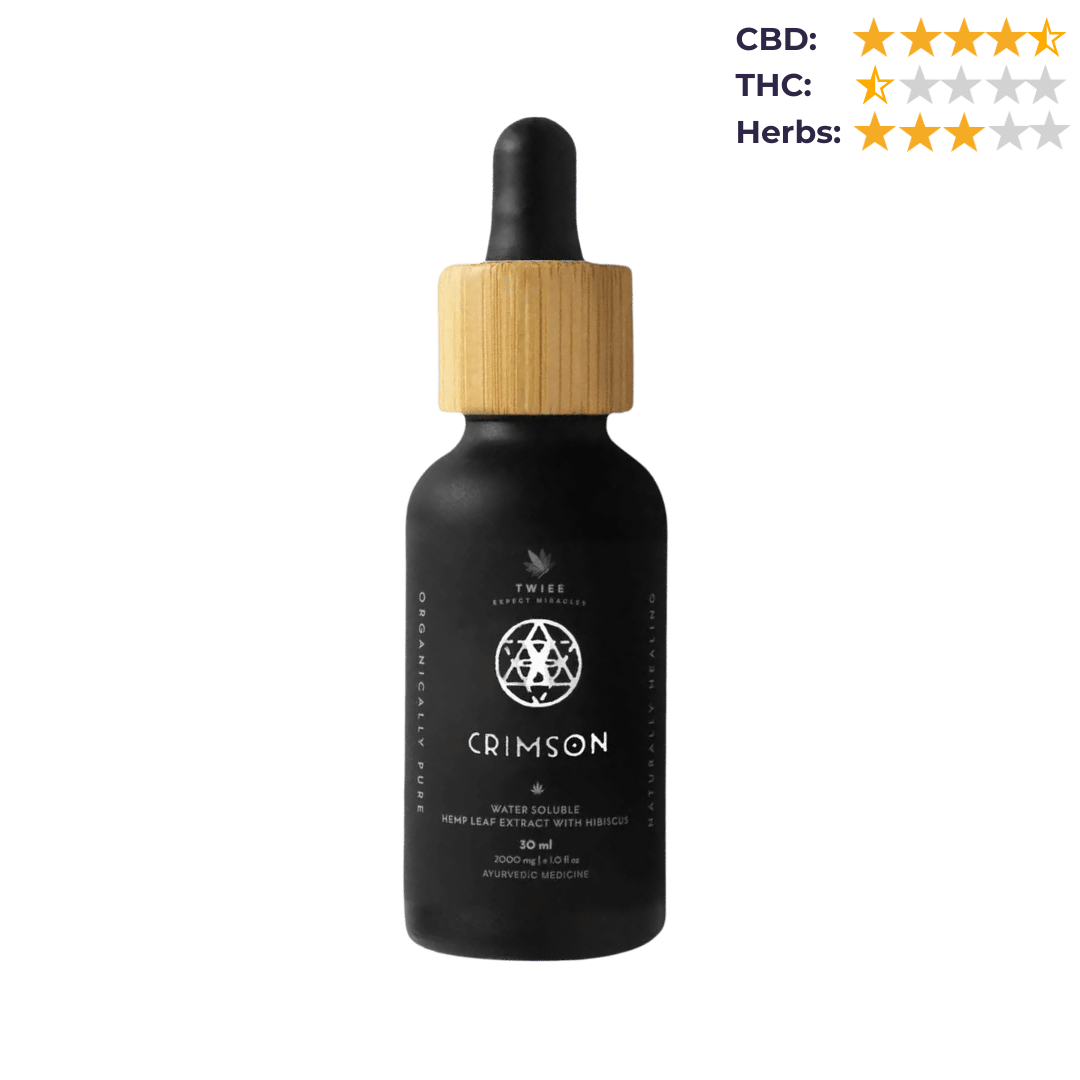 Twiee Crimson- Pure CBD Oil Tincture - Hibiscus- 30 ml.