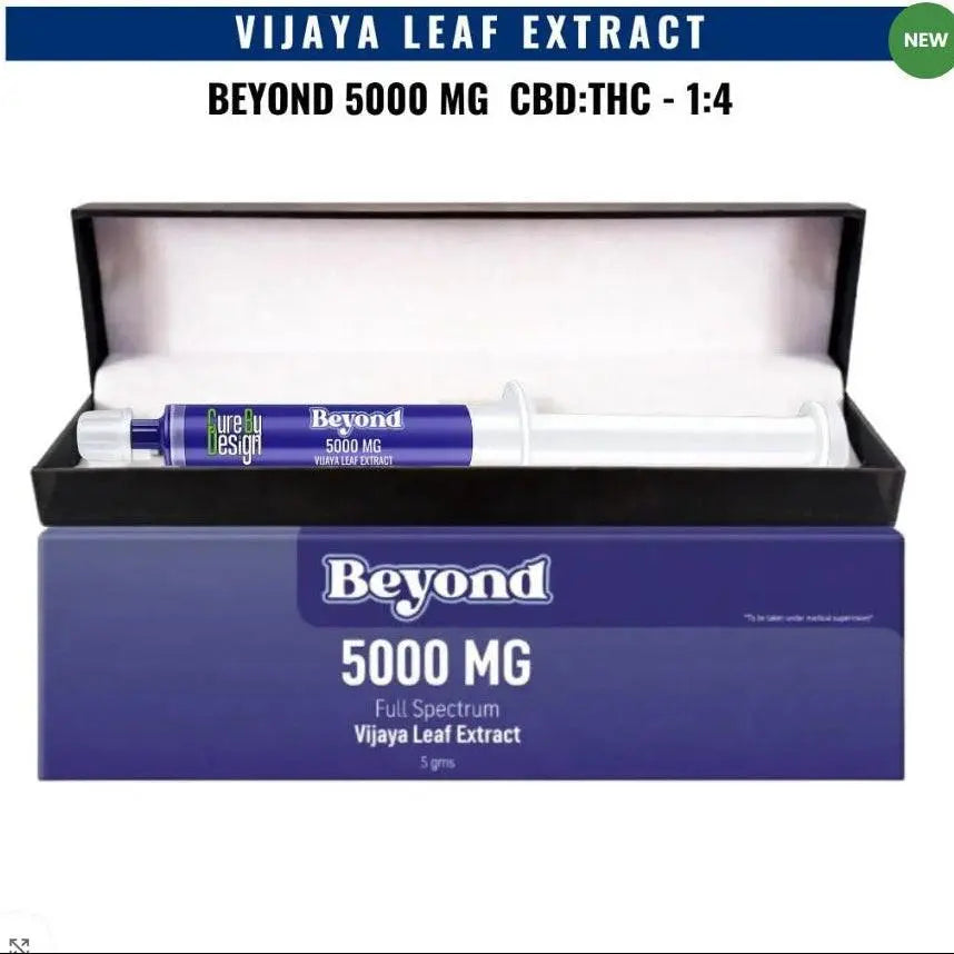 Vijaya Leaf Extract product with 'Beyond' branding on a white background