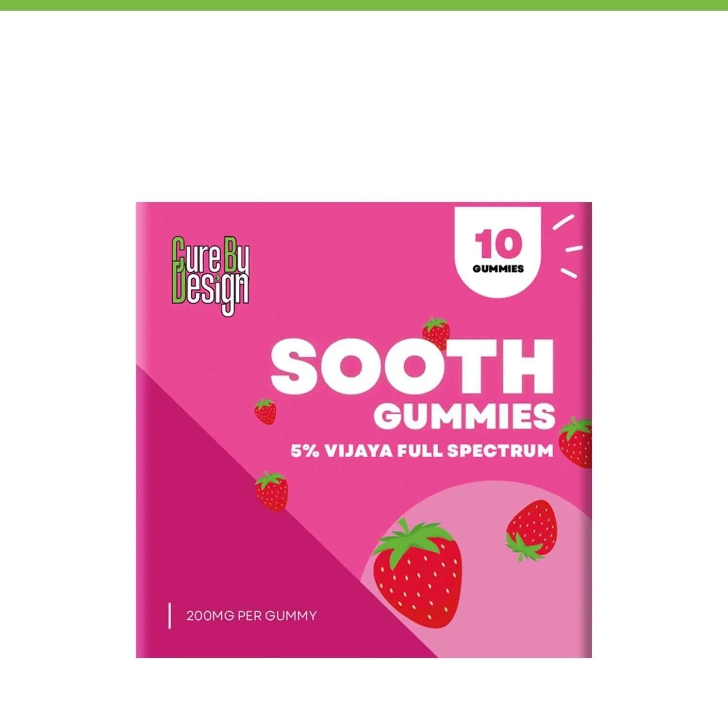 Cure By Design- Sooth Gummies – Calm, Comfort, and Lasting Relief.