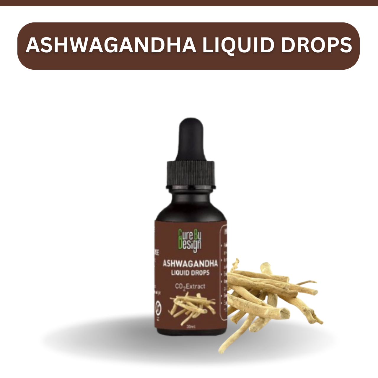 Cure By Design- Serenity in a Bottle – Ashwagandha