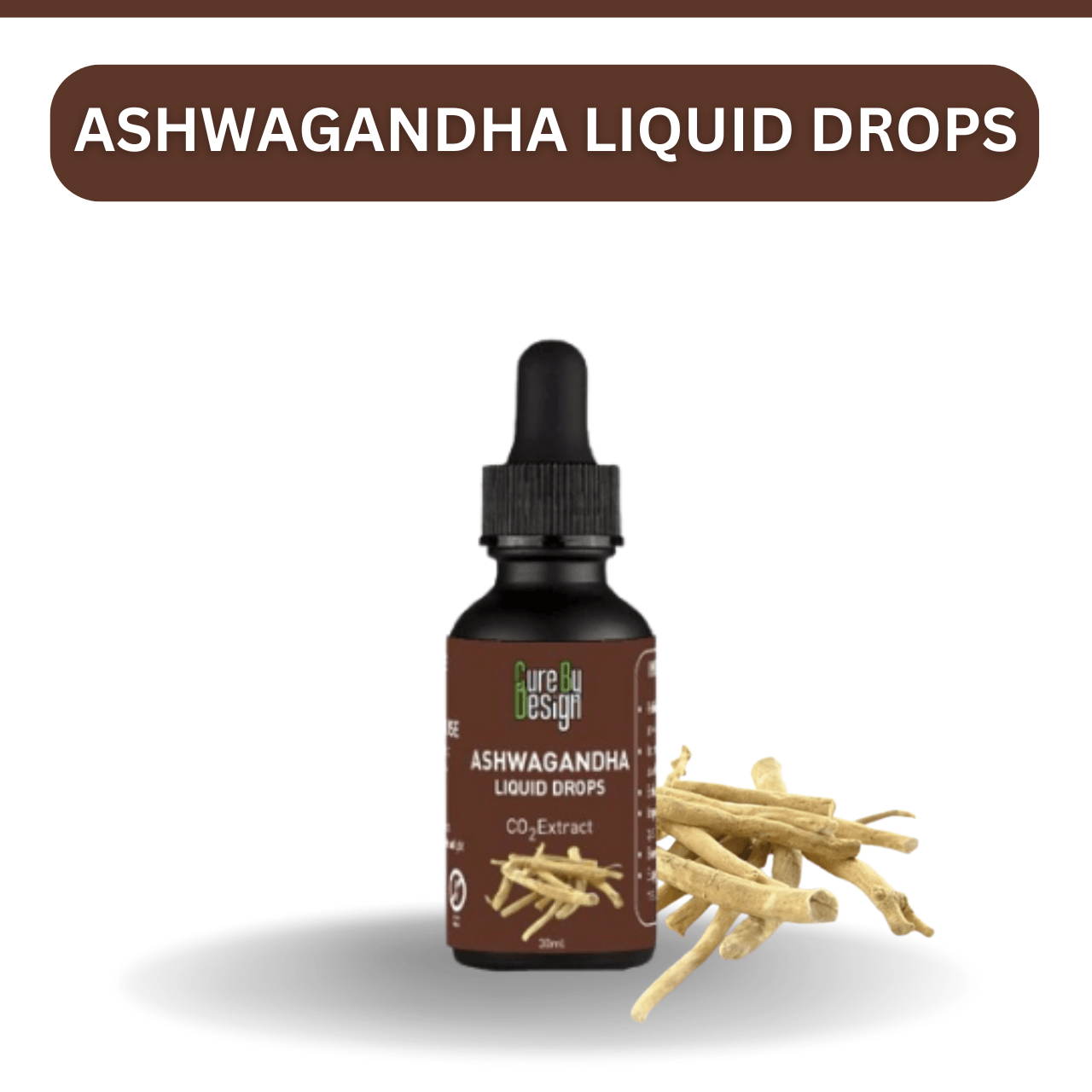 Cure By Design- Serenity in a Bottle – AshwagandhaAshwagandha BlendCure By Design - Ashwagandha Stress Relief | Boost Energy