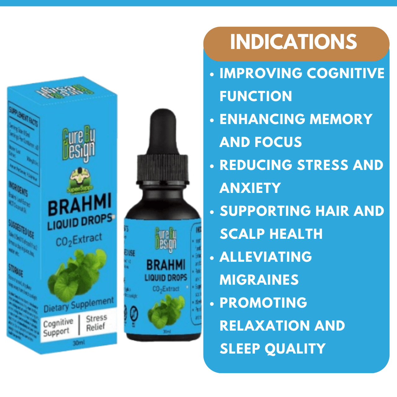Cure By Design- Boost Your Brainpower & Find Calm – Brahmi.