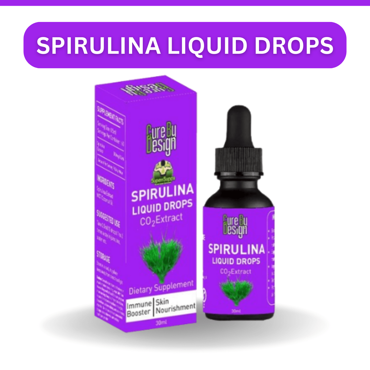 Cure By Design- Boost Energy Naturally – Spirulina.