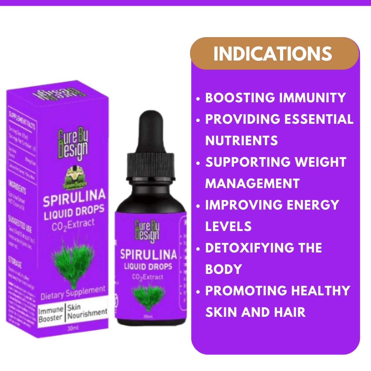 Cure By Design- Boost Energy Naturally – Spirulina.