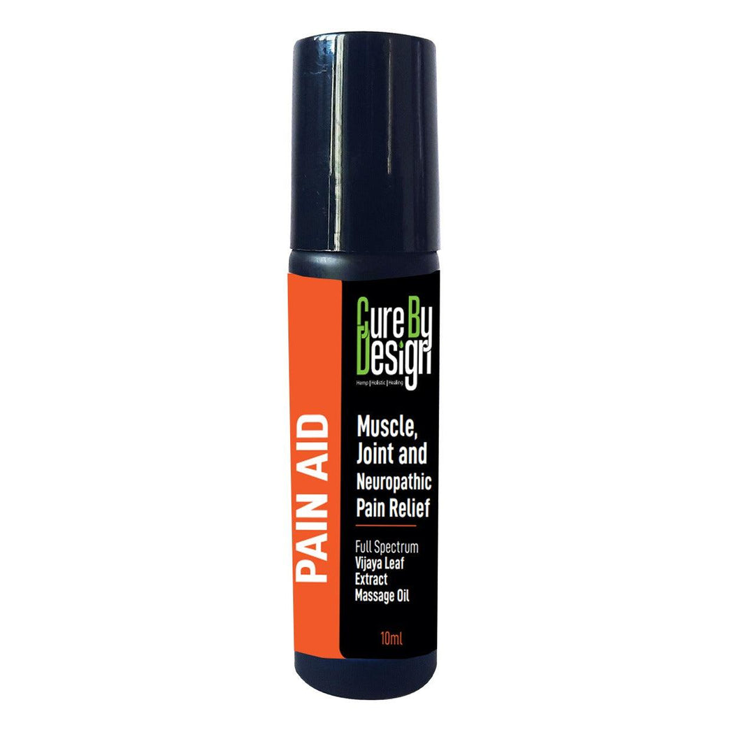 Cure By Design - Pain Aid (1%) Polyherbal Massage Oilmassage oilCure By Design - Pain Aid (1%) Polyherbal Massage Oil | CBD store India