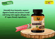 Cure by Design- Turkey Tail Capsules– Strengthen Immunity, Boost Health, & Fight Inflammation Naturally - CBD Store India