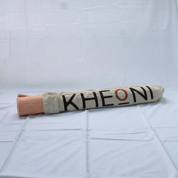 Kheoni Herbal Drill Plain Yoga Mat.
