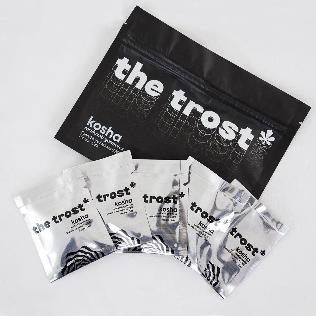 The Trost - Kosha (Cola Flavor) - Extra Strong Cannabis Gummies (Mriduvati) - 9.26% Cannabis Extract.