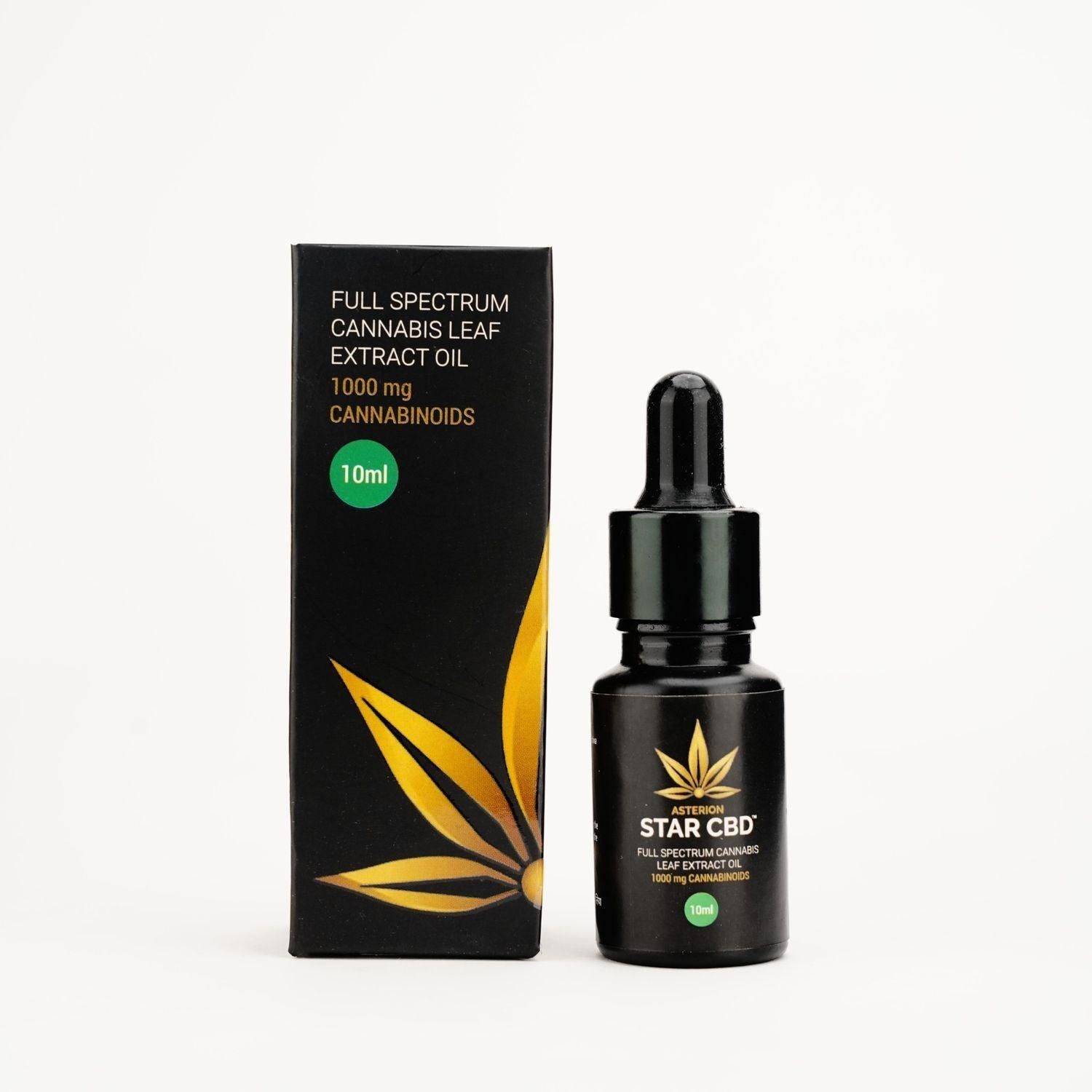StarCBD- Full Spectrum Cannabis Leaf Extract Oil - 1000mg.